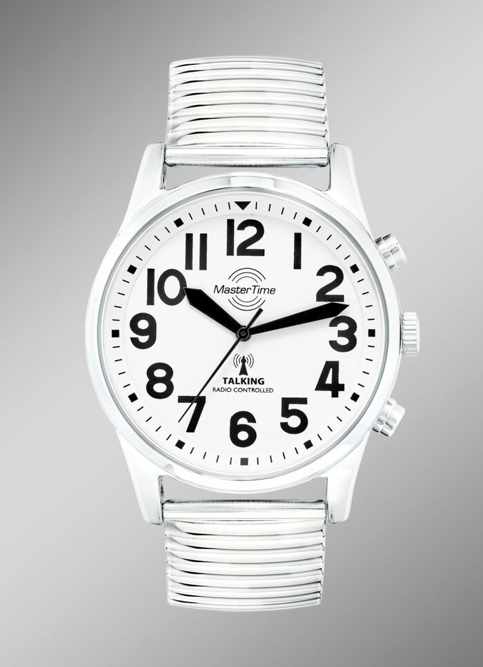 Master Time radiogestuurd herenhorloge met spreektijdaanduiding 