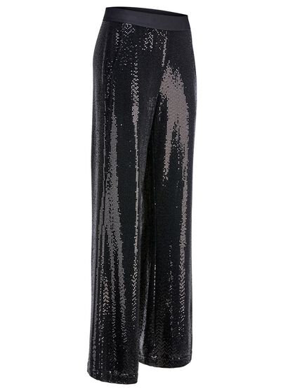 Broek met glinsterende pailletten 