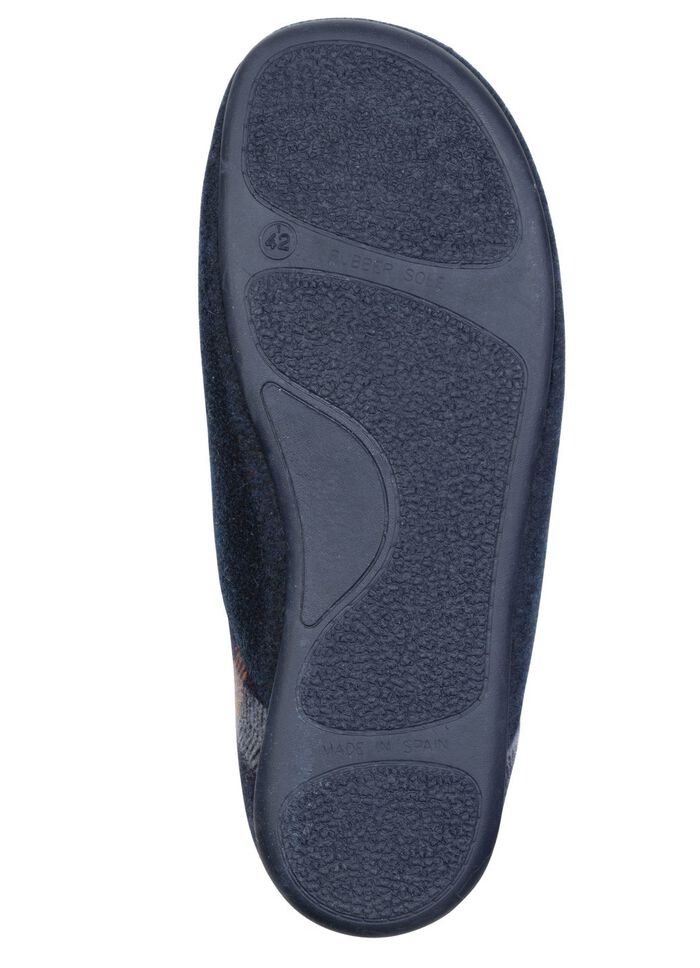 Klassieke herenpantoffels met uitneembaar voetbed 