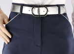 Elegante damesriem, 3,5 cm breed SILBER
