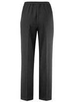 Broek met decoratieve afwerking ZWART