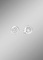 Elegante oorknopjes met synthetische zirkonia 