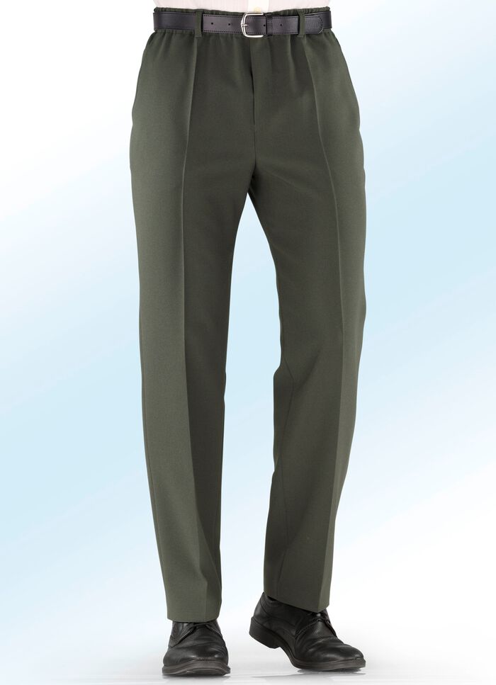 Slip-on broek van &ldquo;Klaus Models&rdquo; in 4 kleuren 