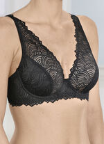 Natura beugel-bh van elastisch kant 