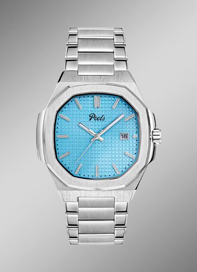 Quartz herenhorloge van roestvrij staal 