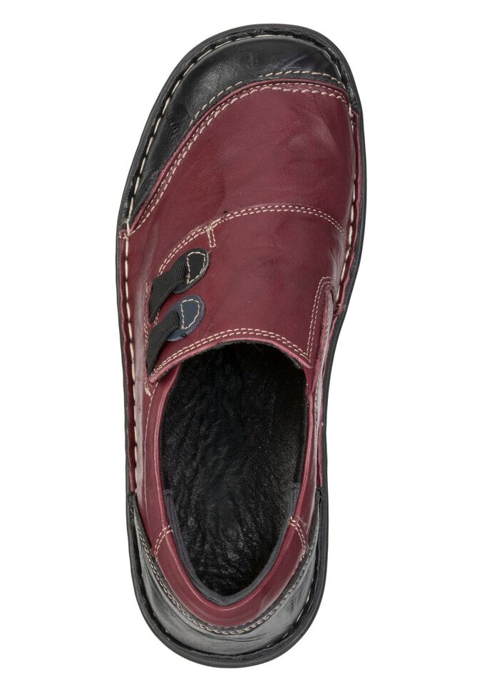 ELENA EDEN, klassieke damespantoffels, breedte G, met uitneembaar voetbed 