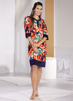 Nachthemd, kortere snit en driekwartmouwen 