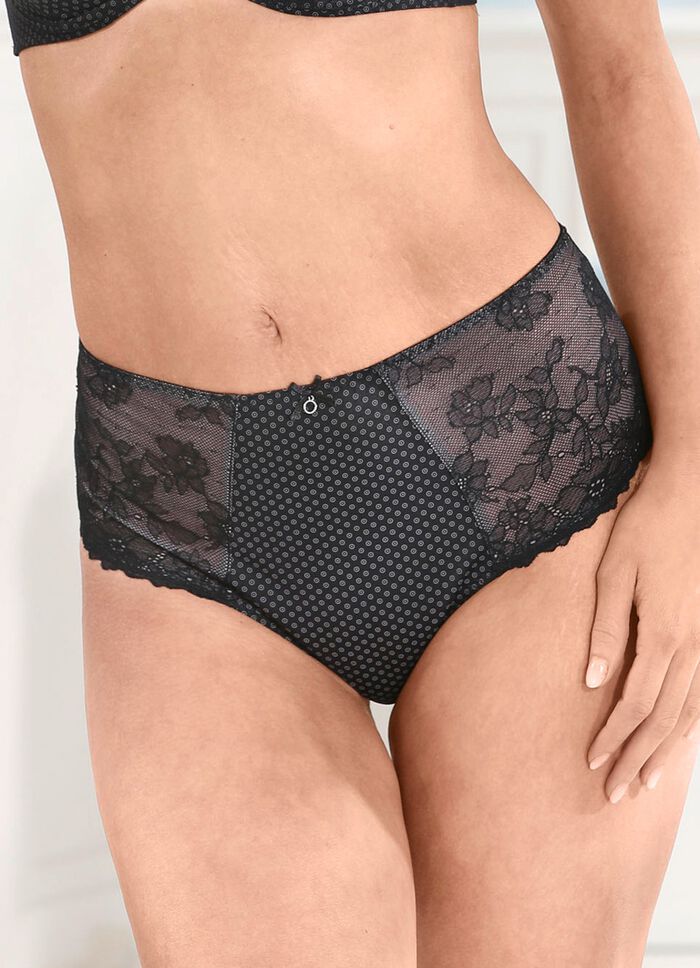 Rosa Faia slip met elastische kanten inzetstukken 