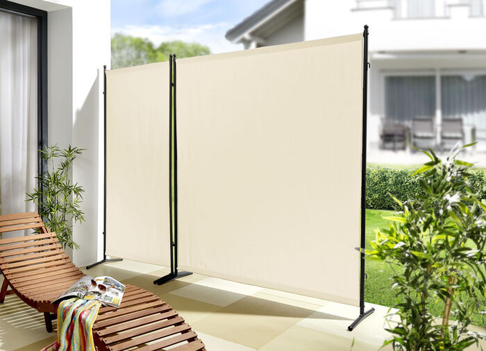 Privacy en zonwering kunnen eindeloos worden gecombineerd BEIGE