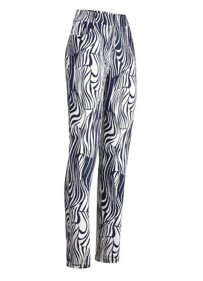 Broek met expressief design 