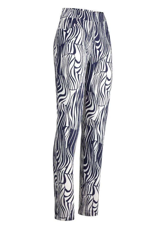 Broek met expressief design 