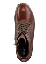 Waldläufer, ademende dames enkellaarsjes, breedte H, met uitneembaar voetbed BRUIN