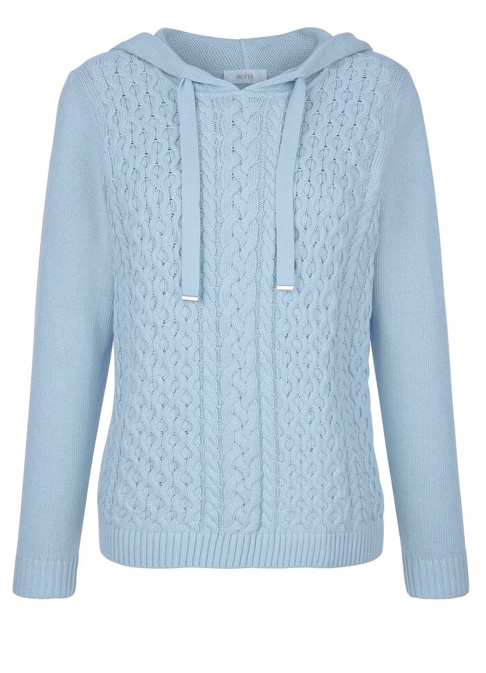 Hoodie van puur katoen 