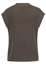 Trui met verlaagde schouders TAUPE