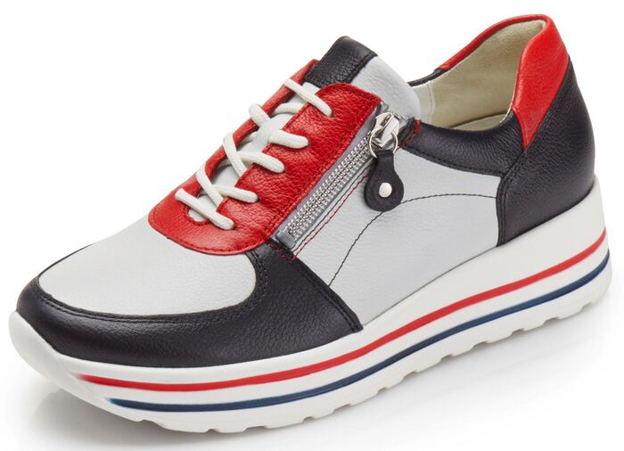 Waldl&auml;ufer, comfortabele damessneakers, breedte H, met uitneembaar voetbed 