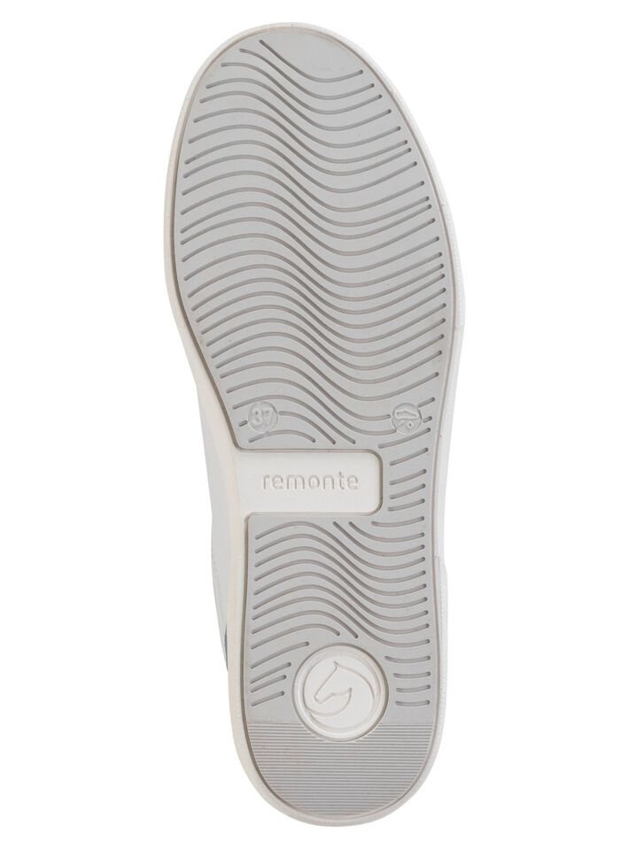 Remonte sneakers gemaakt van nappa- en su&egrave;deleer met metallic afwerking 