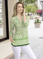 Shirt tuniek met manchetten 