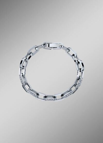 Voor hem en haar: elegante armband met fonkelende kristallen 