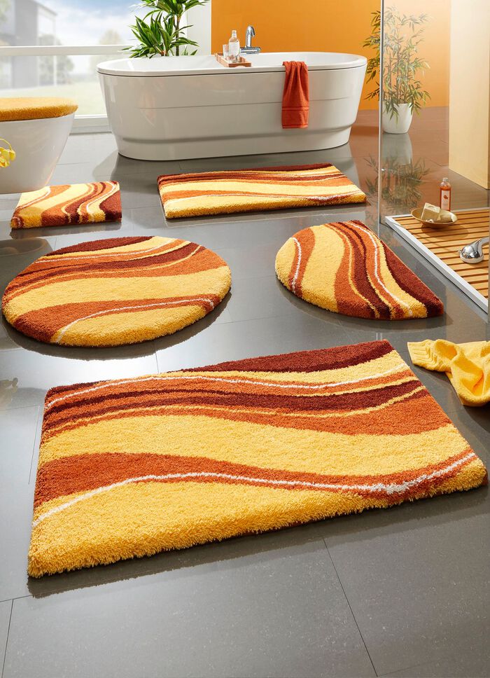 Badkameraccessoires van Grund met antislip-laag van latex aan de achterkant 