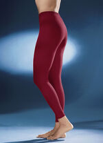 Twee-pack elastische leggings 1 X MARINE, 1 X ROOD