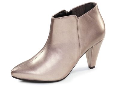 Andrea Conti, trendy dames enkellaarsjes, met rits 