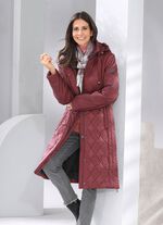 Jas met interessante quilting KASTANJE