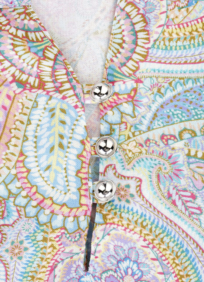 Slip-on blouse gemaakt van viscose 