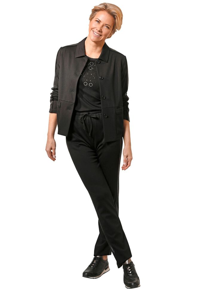 Blazer met overhemdkraag 