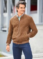 Leren blouson van &ldquo;Jilani&rdquo; 