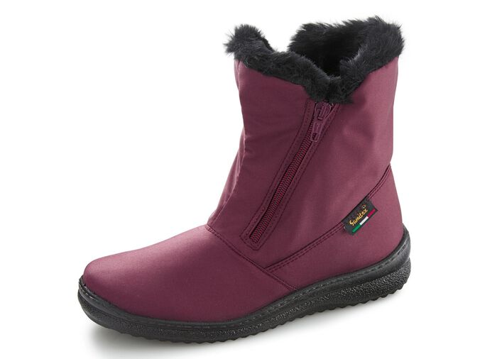 ELENA EDEN, ademende dames enkellaarsjes, winterschoenen, breedte G, met rits 