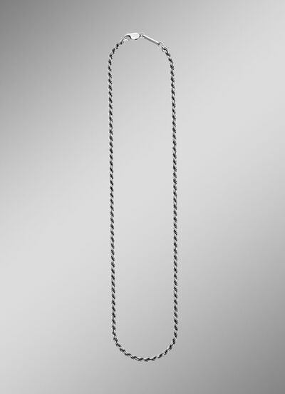 Zilveren koordketting 