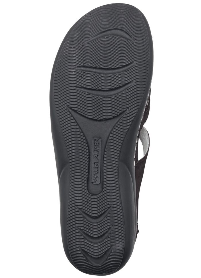 Ranger-sandaal met verstelbare bandjes ZWART