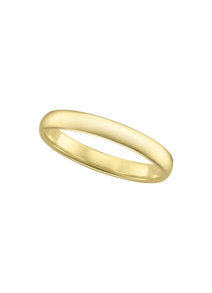 Glanzende trouwring 