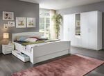 Slaapkamerprogramma met comfortabele bedden WIT