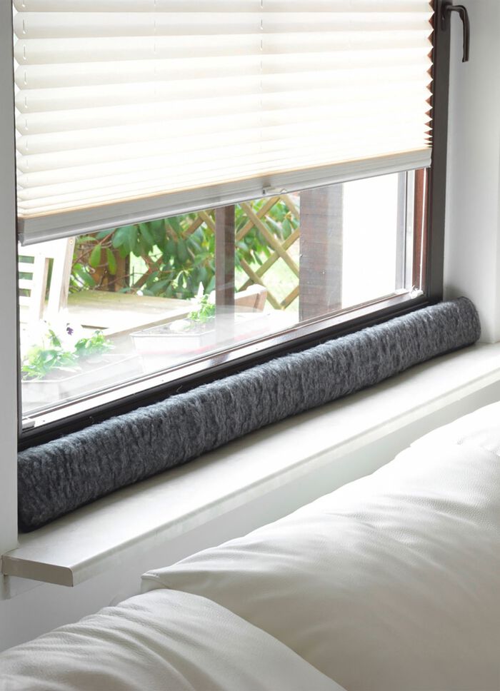 Wollen tochtstrip voor ramen 