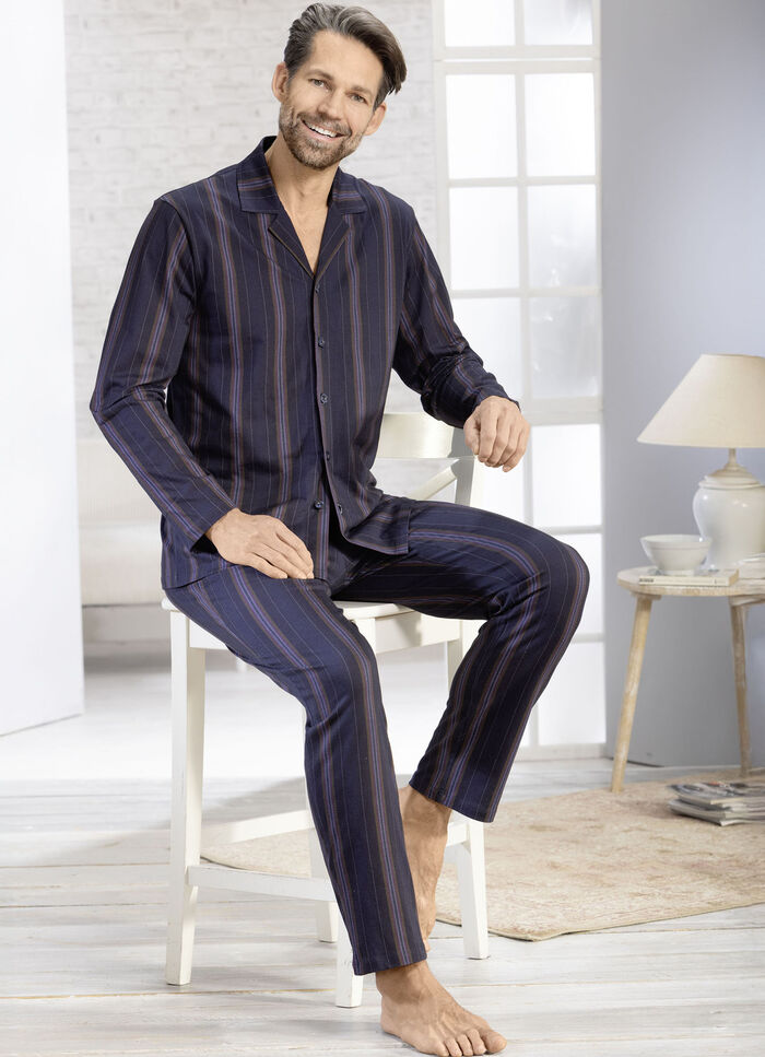 Pyjama met knoopjes aan de bovenkant 
