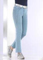Jeans met mooi borduurwerk 