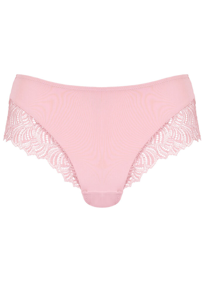 Naturana slipje met delicate elastische kant ROSÉ
