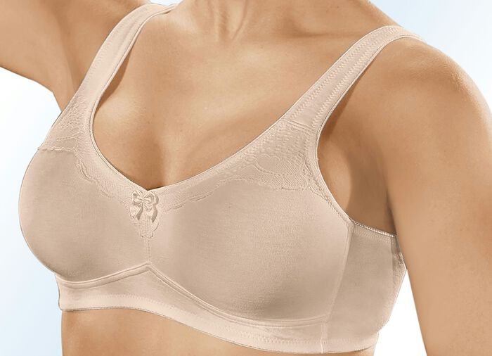 Naturana 2-pack bh met dubbele voorgevormde cups 2X POEDER