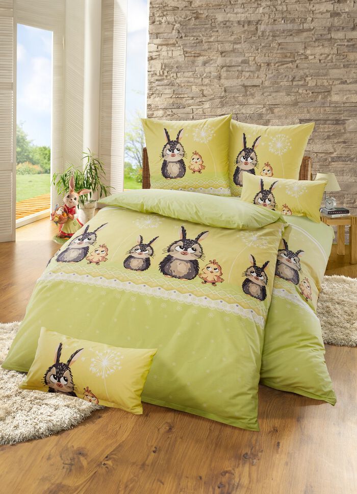 Fine-Renforc&eacute; beddengoedset van 100% katoen BUNT