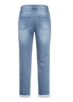 Jeans met push-up effect LICHTBLAUW