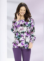 Tuniek met decoratieve plooien 