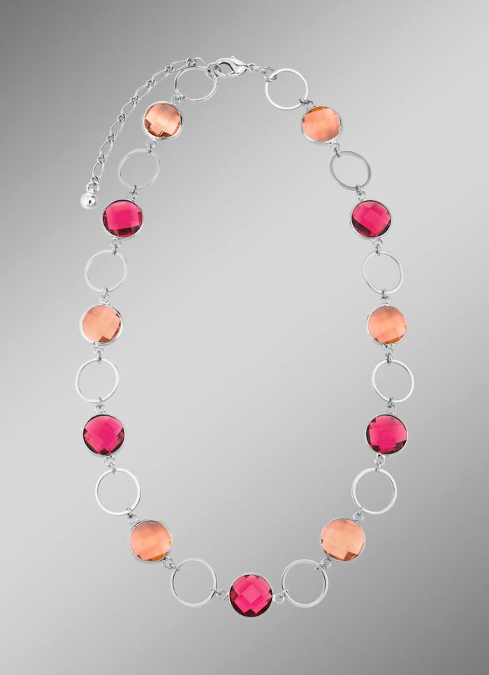 Sieradenset, 3-delig, met kristalstenen 