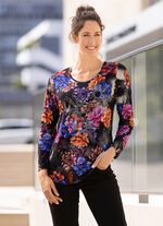 Schattig shirt met ronde hals 