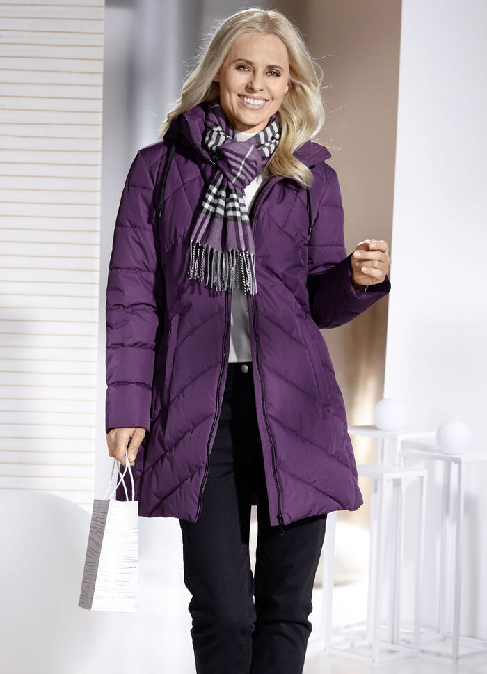 Functionele jas met afneembare capuchon AMETHYST
