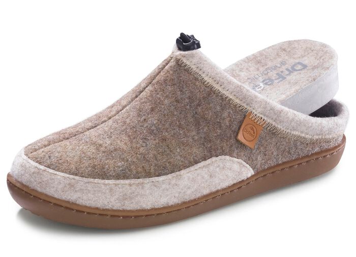 Laurina, klassieke damespantoffels, breedte H, met uitneembaar voetbed 