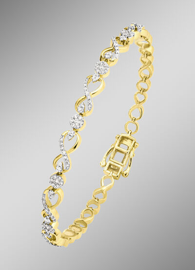 Armband met 115 diamanten 