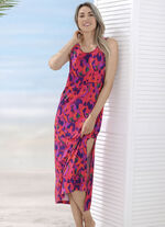 Laurina jurk met inkjetprint, mouwloos 