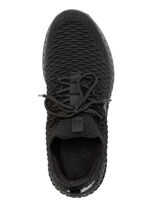 Veterschoenen van gestructureerd textielmateriaal SCHWARZ