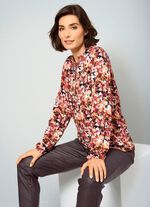 Slip-on blouse met bloemenprint 